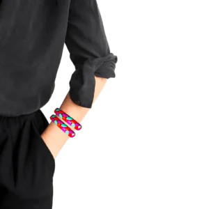 Lac Bangles Ponytail Style