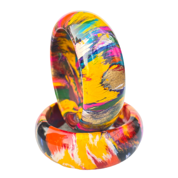 Lac Bangles Multicolor Plain by Aaroz and Company