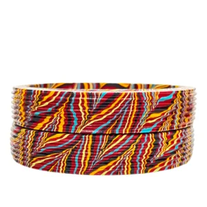 Red Lac Bangles