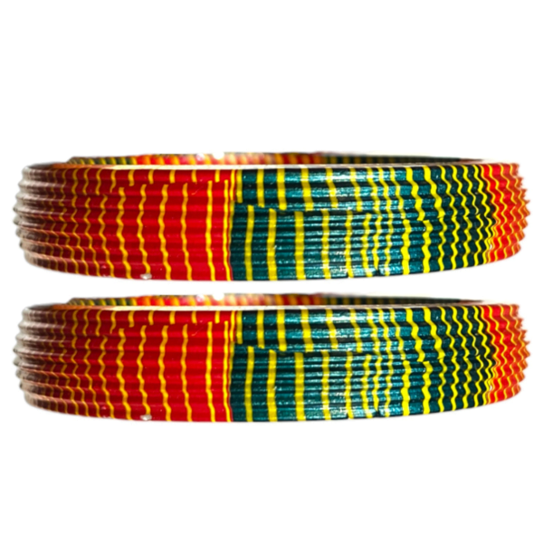 Red and Green Lac Bangles