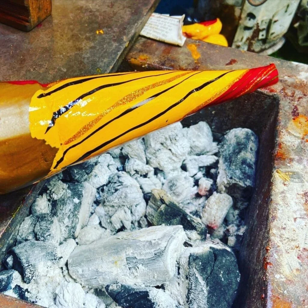 Lac Bangles Making Process