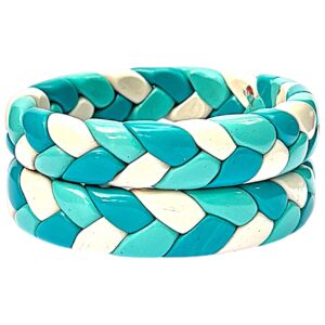 Ocean Weave Lac Bangles